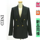 \SS週末限定★25%OFFクーポン/ イネド INED ジャケット レディース 秋 ブラック M ダブルブレストテーラードジャケット 【中古】【古着】【新着】ポイント10倍