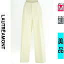 【9/17値下げ】【中古】【古着】 ロートレアモン LAUTREAMONT パンツ パンツ センタープレスワイドパンツ オールシーズン ホワイト