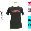 【9/17値下げ】【中古】【古着】 ジュエティ jouetie Tシャツ トップス ラメロゴTシャツ オールシーズン ブラック