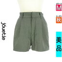 【10/9 値下げ】【中古】【古着】 ジュエティ jouetie ショートパンツ ハーフパンツ パンツ タックショートパンツ 秋物 秋冬 春秋 グレー