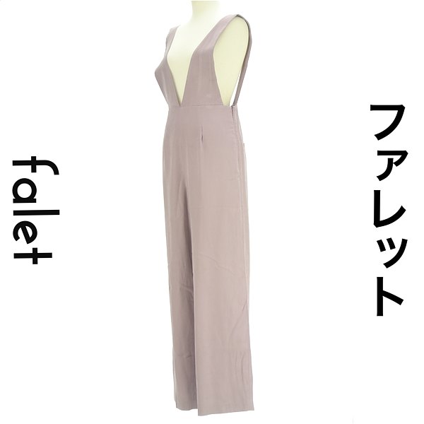 ＼お買い物マラソンP2倍／ ミラオーウェン Mila Owen オーバーオール サロペット レディース オールシーズン パープル M サロペットパンツ 【中古】【古着】【新着】 falet-falet-10279617 ブランド古着のファレット サンプル画像3