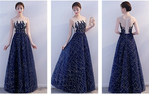 送料無料！送料込！即納！ドレス キャバドレス キャバワンピ　豪華なパールビーズ＆スパンコール装飾デザイン　メッシュレース重ねロングドレス　パーティードレス　フォーマルドレス　演奏会　発表会