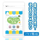 こども DHA サプリ 【 かしこさのたね 1袋 60粒 】1日2～4粒で15～30日分 チュアブル バナナ風味 DHA GABA 食物繊維 幼児 子ども 子供 勉強 受験 応援 頭 脳 栄養素 魚 omega3 栄養バランス 砂糖 人工甘味料不使用 魚嫌い おやつ ラムネ感覚 キッズ お魚 IQ サプリメント