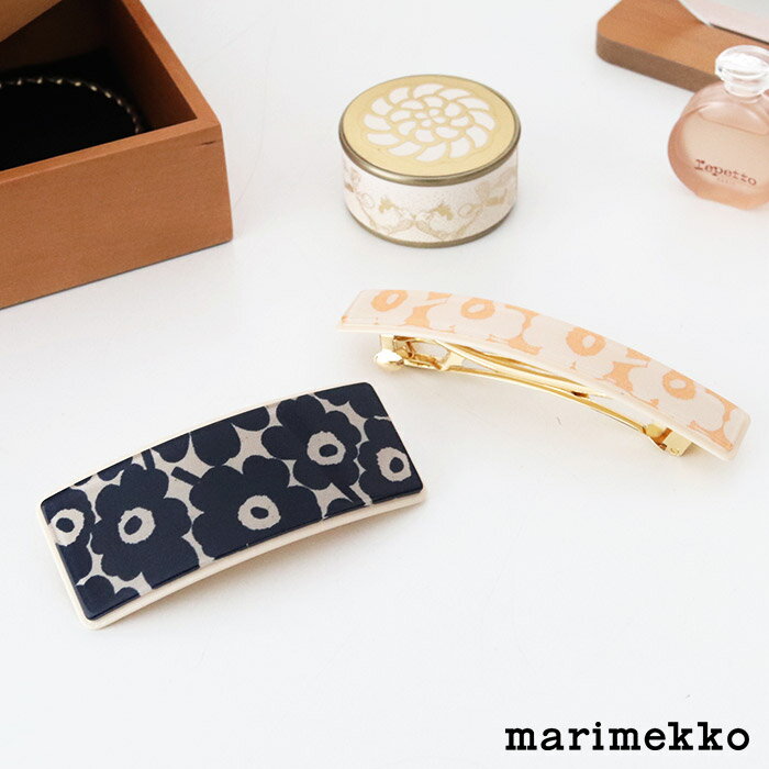 【 メール便可 】 マリメッコ ピックイネン ウニッコ バレッタ / 全2サイズ×2色　marimekko Pikkuinen Unikko Barrette　【 正規販売店 】【 熨斗対応不可 】