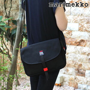 マリメッコ マグネッティラウック ショルダーバッグ / ブラック　marimekkoMagneettilaukku shoulder bag　【 正規販売店 】