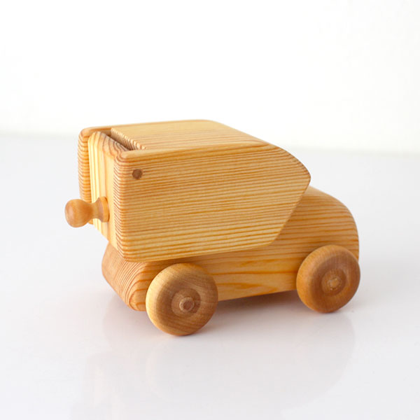 知育玩具 木のおもちゃ DEBRESK ( デブレスカ ) 北欧の 郵便車 ( 小 ) 【 正規販売店 】