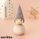 アアリッカ 氷の国のパッカネン / ゴールドハート H9cm　aarikka Pakkanen Kultasydan クリスマス 置物 雑貨 