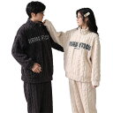 ペア パジャマ 冬 部屋着 カップル パジャマ もこもこ ルームウエア パンツセット ペアルック 寝巻き 可愛い ナイトウエア フランネル 寝間着 秋冬 クリス...