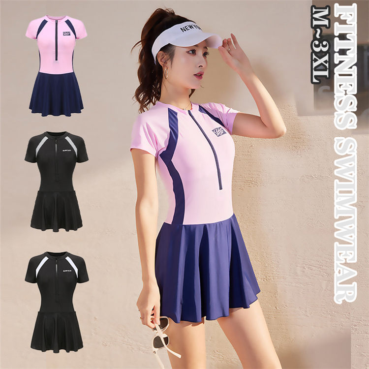 フィットネス 水着 レディース ウェットスーツ オールインワン 女性 ワンピース 胸パッド 付き 紫外線..