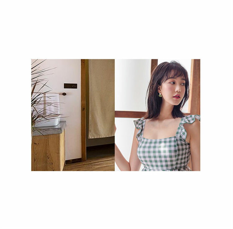 水着 レディース 韓国 セパレート ビキニ 2点セット フリルビキニ タンキニ ビスチ...