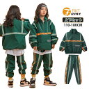 キッズ ダンス 衣装 ヒップホップ セットアップ ジャージ ゆったり 子供服 ヒップホップ ジャケット パーカー 演出服 HIPHOP ステージ衣装 ジャズ 団...