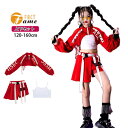 赤 女の子 ダンス衣装 セットアップ へそ出し トップス 長袖 チアガール ジャズ ダンス 衣装 韓国 k-pop Y2K ショートパンツ イベント 発表会 120 130 140 150 160 170