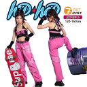 ピンク キャミソール キッズダンス衣装 女の子 セットアップ タンクトップ へそ出し 革 ズボン 腕カバー チアダンス 原宿系 Y2K ネオンピンク k-pop ヒップホップ 可愛い カッコイイ ステージ衣装 チーム チアダンス 発表会 hiphop JAZZ 応援団 韓国 120~160