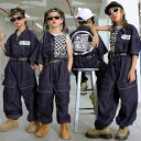 つなぎ服 キッズ ダンス hiphop オールインワン デニム 半袖 ベルト ダンス衣装 女の子 男の子 ストリート系 ガールズ ジャッズ 日常着 ジュニア カ...