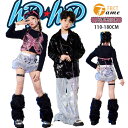 スパンコール ジャケット キッズダンス 子供服 ダンス衣装 練習着 女の子 ピンク 蝶々 長袖 トップス へそ出し キラキラ シルバー 短パン レッグウォーマー...