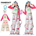 キッズダンス セットアップ 韓国子供服 女の子 長袖シャツ へそ出し カーゴパンツ ストリート系 ステージ衣装 ガールズ ジャッズ ヒップホップ 演出服 発表会...