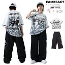 キッズ ダンス衣装 スポーツウエア Tシャツ パンツセット 半袖 トップス ブラックズボン 男の子 女の子 k-pop ダンス 衣装 ヒップホップ 上下セット ...