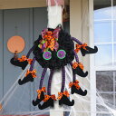ハロウィン ハロウィン置物 つり上げ ドア掛け 蜘蛛 ハロウィン飾り 玄関 部屋 北欧 装飾 飾り 雑貨 吊物 吊り物 吊り下げ ハロウィン 怖い ホラーハンギング halloween デコレーション ハロウィーン ディスプレイ 怖い 魔女