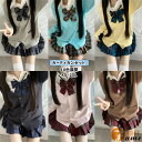 【10色展開】カーディガン 五点セット 中学生 高校生 女の子 レディース ニット セーター 卒業式 入学式 入学祝い JK 制服 長袖OR半袖 シャツ チェック柄 プリーツスカート リボン 蝶結び 中高生 ジュニア 大人 定番 結婚式 お受験 面接 発表会 XS~2XL