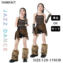 キッズ ダンス衣装 セットアップ ヒョウ柄 キャミソール 短パン ブラウン へそ出し セットアップ 子供服 ヒップホップ ダンスウェア ステージ服 女の子 ガールズ 発表会 応援団 団体服 イベント ジュニア ファッション 練習着 jazz K-POP オシャレ DANCE 120~170