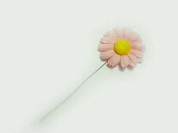 アウトレット造花 サーモンピンクのデージー パーツ 小花 アートフラワー フェイクフラワー