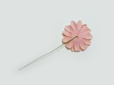 アウトレット造花 サーモンピンクのデージー パーツ 小花 アートフラワー フェイクフラワー