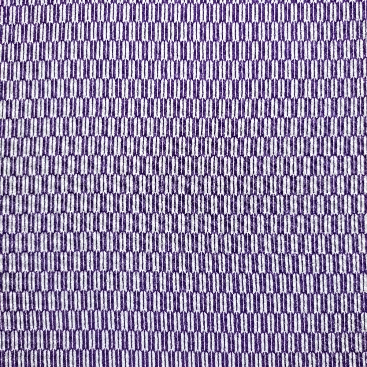 ちりめん 生地 友禅 矢羽根紫Y072-16 10cm 髪飾りやつまみ細工に 二越 レーヨン 縮緬 和風 はぎれ