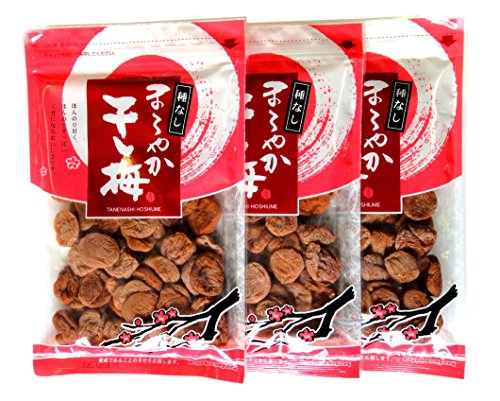 まろやか干し梅 バラ大 210g 3袋セット 種なし