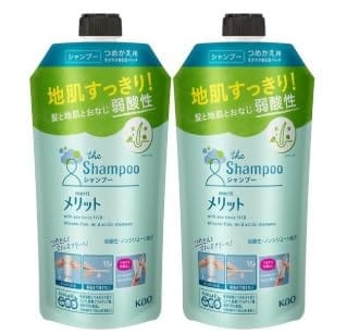 花王 メリット シャンプー 詰替 340ml 詰替えセット (2個セット)