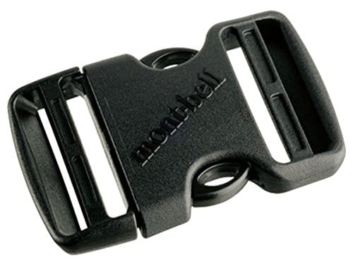 モンベル(mont-bell) サイドリリースバックル38mm両引き ブラック 1124358 BK 1124358