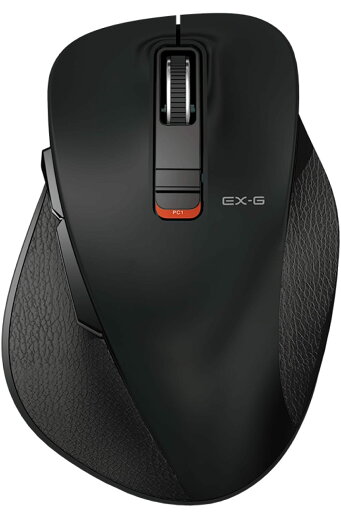 エレコム ワイヤレスマウス Bluetooth 静音 EX-G 握りの極み マルチペアリング Lサイズ 5ボタン ブラック M-XGL15BBSBK エレコム ワイヤレスマウス Bluetooth 静音 EX-G 握りの極み マルチペアリング Lサイズ 5ボタン ブラック M-XGL15BBSBK