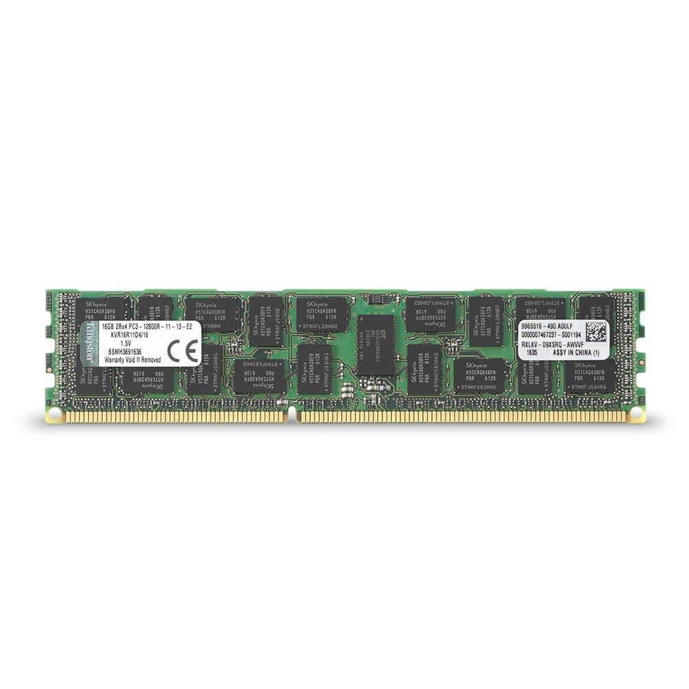 キングストン Kingston サーバー用 メモリ DDR3-1600(PC3-12800) 16GB ECC Registered DIMM KVR16R11D4/16