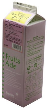 紙パック1000mlカクテルベース 簡単にサワーが作れるグレープフルーツ果汁のカクテルベースです。