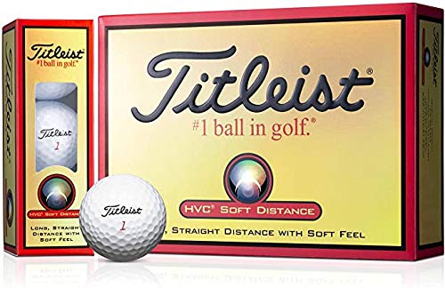 Nikitea タイトリスト HVC ボール HVC Soft Distance 3ダースセット 3ダース(36個入り) ホワイト