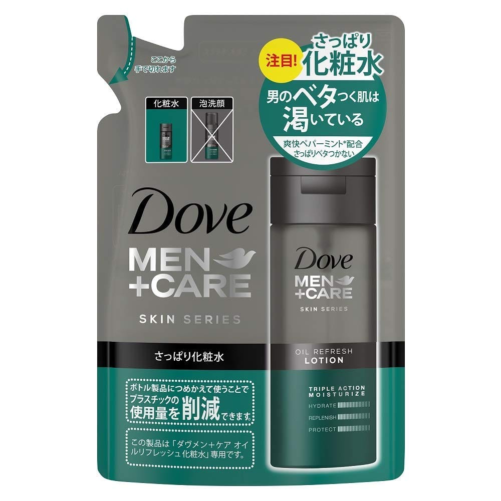 ダヴメン＋ケア　オイルリフレッシュ　化粧水　つめかえ用130ml×3点