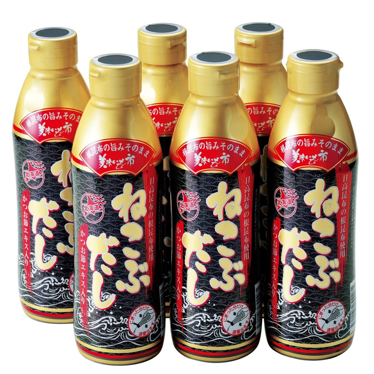 楽天おつまみと駄菓子の店 families-cTV通販で放送「ねこぶだし」450ml×6本セット レシピ付き 北海道とれたて！美味いもの市