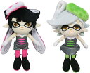 スプラトゥーン ぬいぐるみ シオカラーズ アオリ ＆ ホタル (S) 2種セット 高さ23cm スプラトゥーン ALL STAR COLLECTION