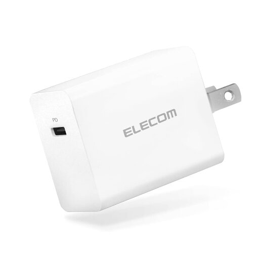 エレコム AC充電器 ACアダプター USB PD 対応 30W Type-C×1 GaN(窒化ガリウム) ホワイト EC-AC04WH エレコム AC充電器 ACアダプター USB PD 対応 30W Type-C×1 GaN(窒化ガリウム) ホワイト EC-AC04WH