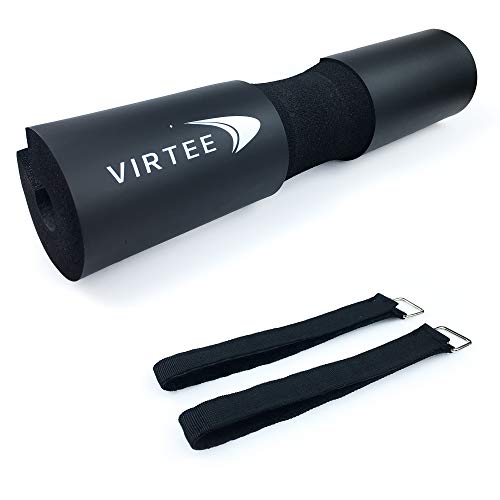 Virtee 17.4インチ バーベルスクワットパッド 首と肩の保護パッド ランジ/スクワット/ヒップスラスト/..
