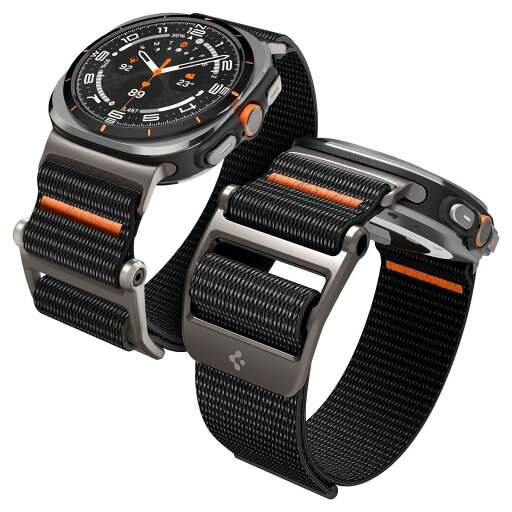 Spigen DuraPro Flex Samsung Galaxy Watch Ultraバンド 47mm 調節可能なソロループバンドストラップ (2024) 用 - ブラック Spigen DuraPro Flex Samsung Galaxy Watch Ultraバンド 47mm 調節可能なソロループバンドストラップ (2024) 用 - ブラック