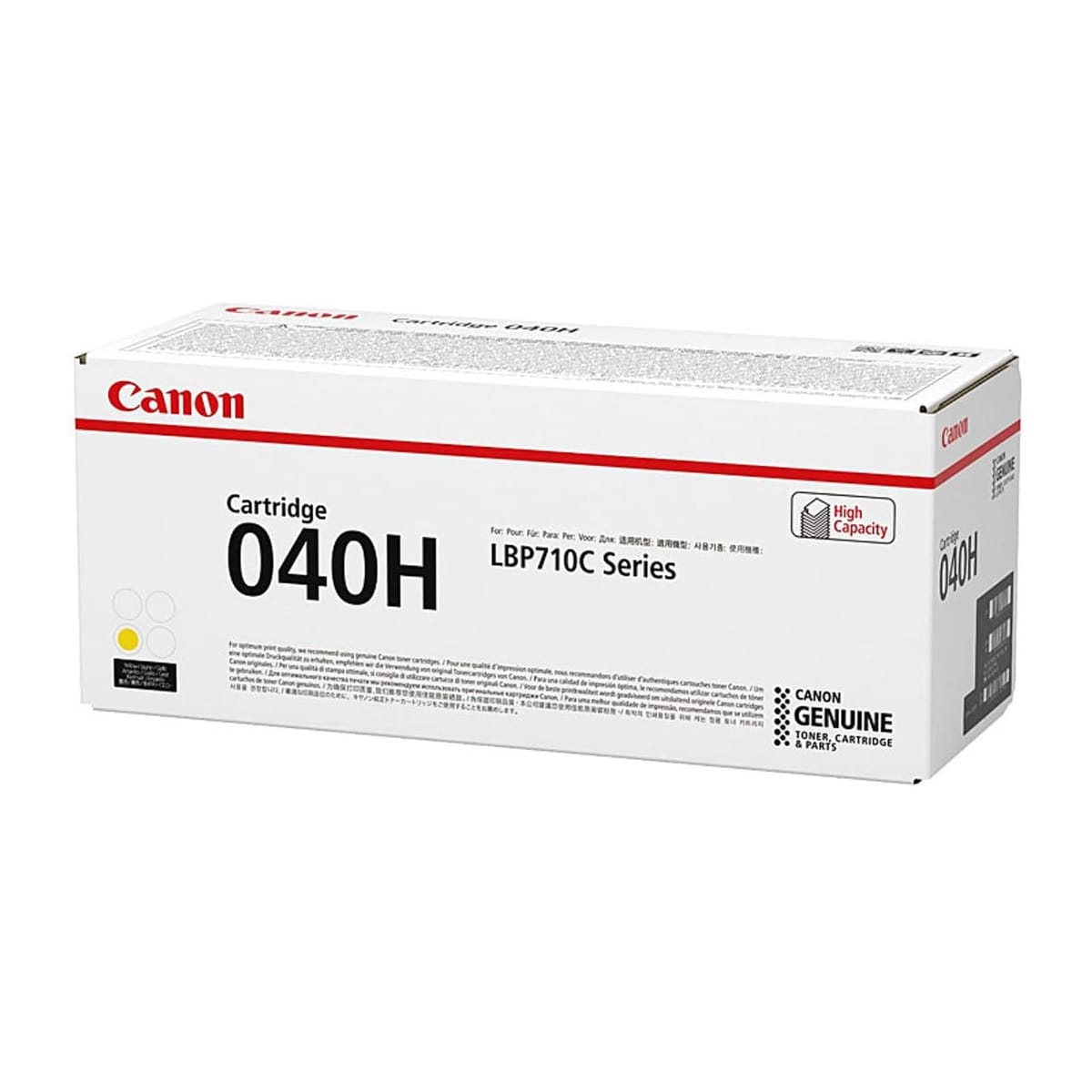 Canon 040 H - Yellow - original - toner cartridge - for imageCLASS LBP712Cdn, i-SENSYS LBP710Cx, LBP712Cx, Satera LBP712Ci