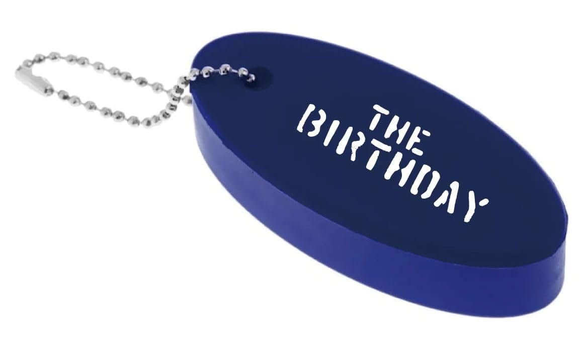 The Birthday（ザ・バースディ）チバユウスケ 2023年 フローティング キーチャーム キーホルダー (BLUE)
