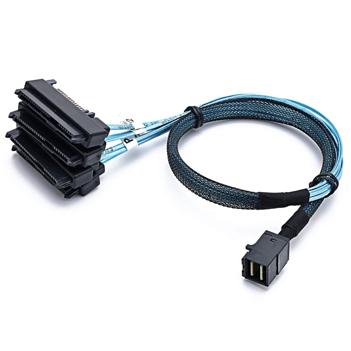 CableDeconn SFF-8643  Mini SAS HD  (4) 29s SFF-8482 RlN^ SAS 15s d|[g 12GB/S P[u (1M) (H0204)