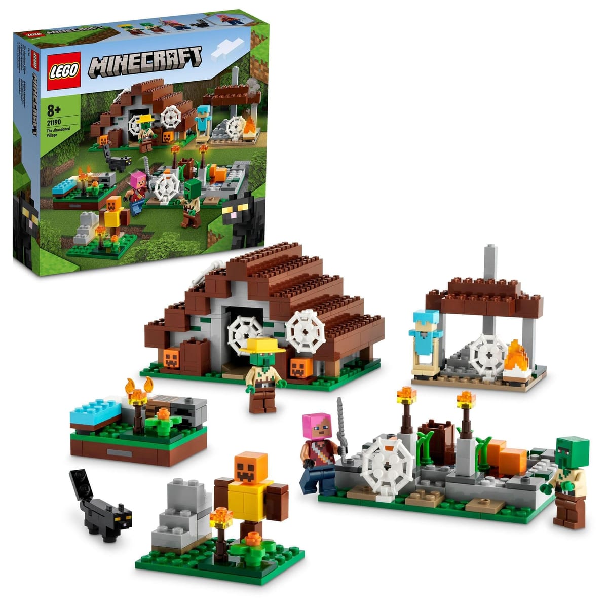 楽天おつまみと駄菓子の店 families-cレゴ（LEGO） マインクラフト 廃れた村 21190 おもちゃ ブロック プレゼント テレビゲーム 街づくり 男の子 女の子 8歳以上