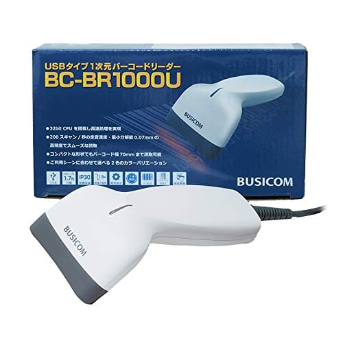 BUSICOM rWR ȓd̓o[R[h[_[ BC-BR1000U (USB Type-A) (zCg)