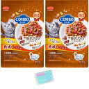 日本ペットフード コンボ キャット まぐろ味・熟成かつお添え 600g(120g×5) ×2袋セット ★スラスラ本舗オリジナルポケットティッシュ付き★|詳細画像