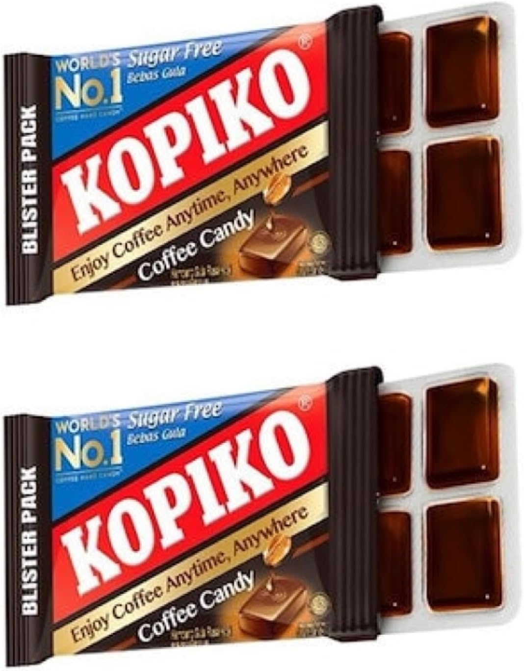 コピコ コーヒーキャンディー KOPIKO Coffee Candy シュガーフリーの2点セット韓国ドラマ 韓国お菓子 G-marketオリジナル紙おしぼり付 カロリーオフのサムネイル