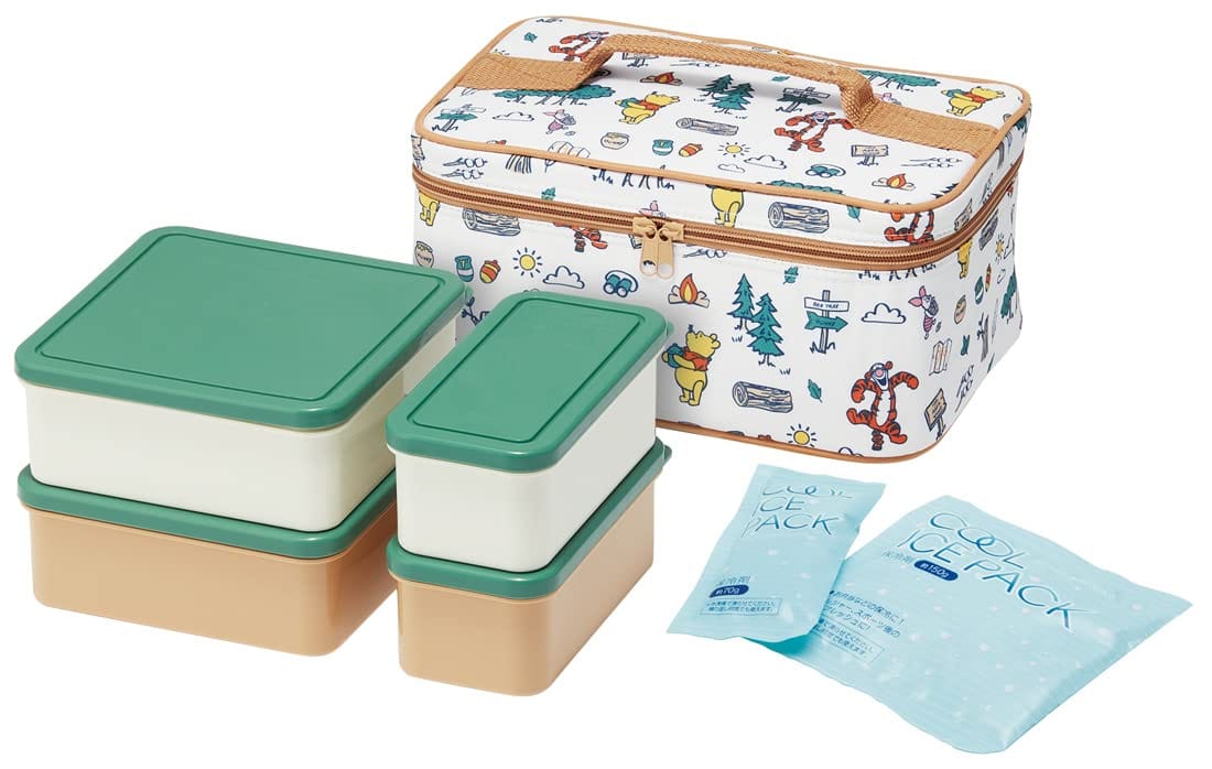 スケーター (skater) 行楽 弁当箱 保冷バッグ付 保冷剤付 日本製