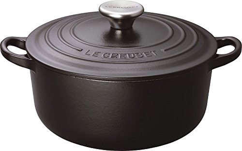 ルクルーゼ 鋳物ホーロー鍋 ル・クルーゼ(Le Creuset) 鋳物 ホーロー 鍋 ココット・ロンド 18 cm マットブラック ガス IH オーブン 対応 【日本正規販売品】