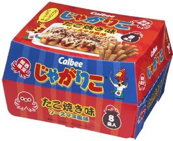 【関西限定】 カルビー (Calbee) じゃがりこ たこ焼き味 ソースマヨ風味 1箱 8袋入りのサムネイル